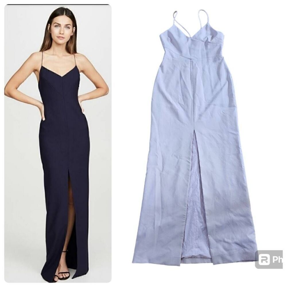Women's Pink Maxi Dress Size 8 Strappy Cocktail